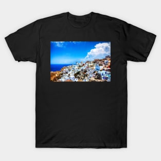 Oia Santorini Sea View T-Shirt